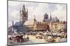 Ypres, Market Place C1914-Douglas Snowdon-Mounted Art Print