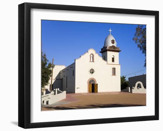 Ysleta Mission on the Tigua Indian Reservation, El Paso, Texas, United States of America, North Ame-Richard Cummins-Framed Photographic Print