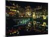 Yu Yuan Tea House and Shops at Night, Yu Yuan Shangcheng, Yu Gardens Bazaar, Shanghai, China-Gavin Hellier-Mounted Photographic Print