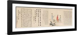 Yuan Mei and His Female Students-Yuan Mei, You Zhao and Wang Gong-Framed Giclee Print