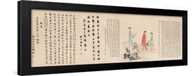 Yuan Mei and His Female Students-Yuan Mei, You Zhao and Wang Gong-Framed Giclee Print