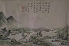 Paysage dans le style de Huang Gongwang-Yuanqi Wang-Stretched Canvas