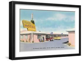 Yucca Motel, Las Vegas, Nevada-null-Framed Art Print
