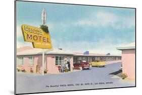 Yucca Motel, Las Vegas, Nevada-null-Mounted Art Print