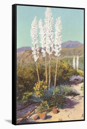 Yuccas in Bloom-null-Framed Stretched Canvas