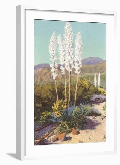 Yuccas in Bloom-null-Framed Art Print