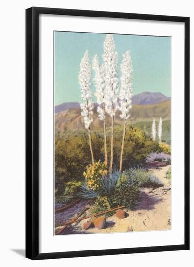 Yuccas in Bloom-null-Framed Art Print