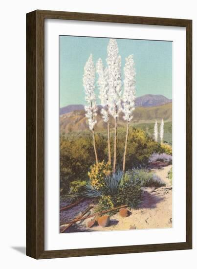 Yuccas in Bloom-null-Framed Art Print