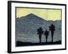 Yuccas In Silhouette-Frank Redlinger-Framed Art Print