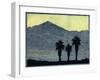 Yuccas In Silhouette-Frank Redlinger-Framed Art Print