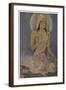 Yudhishthira the Eldest of the Pandava Brothers-Nanda Lal Bose-Framed Art Print