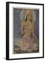 Yudhishthira the Eldest of the Pandava Brothers-Nanda Lal Bose-Framed Art Print