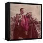 Yugoslav National Costumes-Walter Sanders-Framed Stretched Canvas