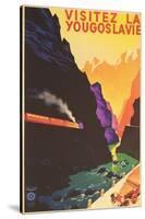 Yugoslavia Travel Poster-Found Image Press-Stretched Canvas