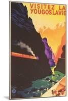 Yugoslavia Travel Poster-Found Image Press-Mounted Giclee Print