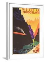 Yugoslavia Travel Poster-null-Framed Art Print