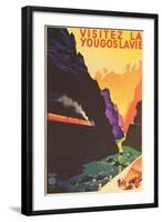 Yugoslavia Travel Poster-null-Framed Art Print