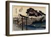 Yugyoji Temle, Fujisawa, C. 1833-Utagawa Hiroshige-Framed Giclee Print