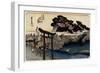 Yugyoji Temle, Fujisawa, C. 1833-Utagawa Hiroshige-Framed Giclee Print