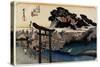 Yugyoji Temle, Fujisawa, C. 1833-Utagawa Hiroshige-Stretched Canvas