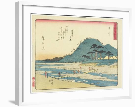 Yui, 1837-1844-Utagawa Hiroshige-Framed Giclee Print