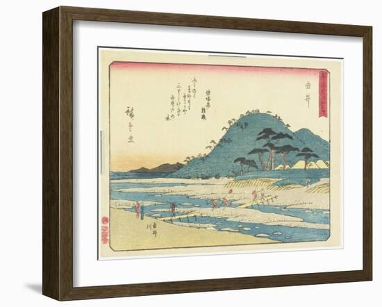 Yui, 1837-1844-Utagawa Hiroshige-Framed Giclee Print