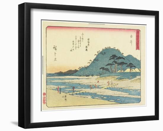 Yui, 1837-1844-Utagawa Hiroshige-Framed Giclee Print