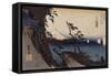 Yui, le col de Satta-Ando Hiroshige-Framed Stretched Canvas