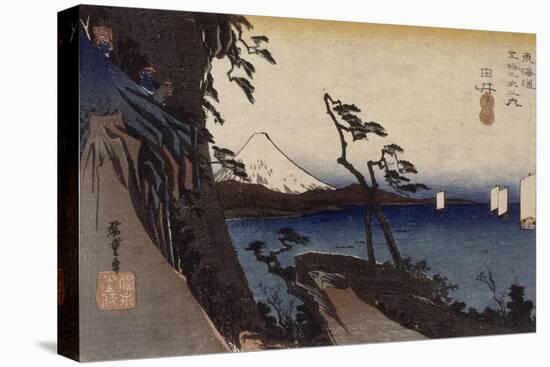 Yui, le col de Satta-Ando Hiroshige-Stretched Canvas