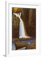 Yuki Falls at Shiobara-Kawase Hasui-Framed Art Print