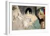 Yuki: Iwakura No Sogen: Onoe Baiko (Snow: Onoe Baiko V as Iwakura Sogen)-Yoshitoshi Tsukioka-Framed Giclee Print