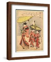 Yuki-Suzuki Harunobu-Framed Giclee Print