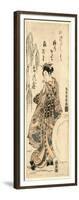 Yukidama O Tsukuru Musume-Torii Kiyomitsu-Framed Giclee Print