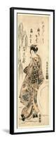 Yukidama O Tsukuru Musume-Torii Kiyomitsu-Framed Giclee Print