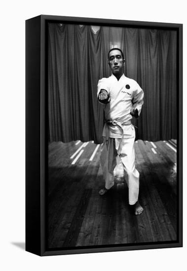 Yukio Mishima Training-Mario de Biasi-Framed Stretched Canvas