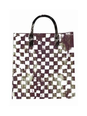 Purse with Checked Pattern