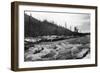 Yukon, Alaska View of Canoeing Whitehorse Rapids Photograph - Yukon, AK-Lantern Press-Framed Art Print