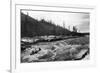 Yukon, Alaska View of Canoeing Whitehorse Rapids Photograph - Yukon, AK-Lantern Press-Framed Premium Giclee Print