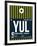 YUL Montreal Luggage Tag 1-NaxArt-Framed Art Print