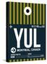 YUL Montreal Luggage Tag 1-NaxArt-Stretched Canvas