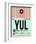 YUL Montreal Luggage Tag 2-NaxArt-Framed Art Print