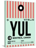 YUL Montreal Luggage Tag 2-NaxArt-Stretched Canvas