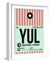 YUL Montreal Luggage Tag 2-NaxArt-Framed Art Print