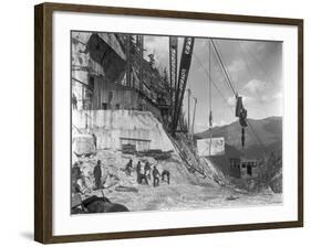 Yule Quarry - Crane and Power House Facilities of the Yule Marble Co., Near the Head of Yule…-George Lytle Beam-Framed Photographic Print