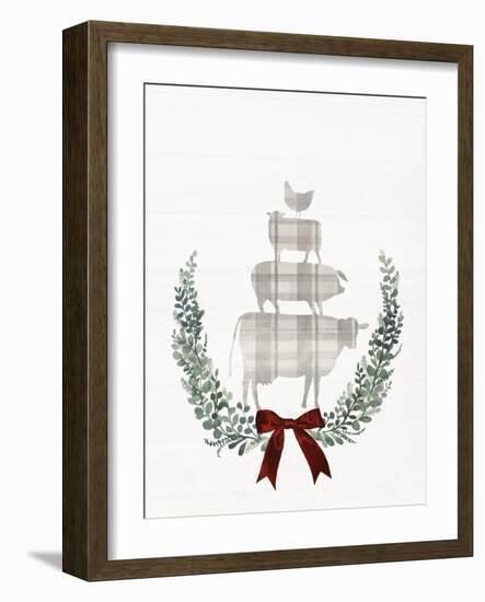 Yuletide Animals I-null-Framed Art Print