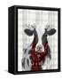 Yuletide Cow I-null-Framed Stretched Canvas