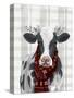 Yuletide Cow I-null-Stretched Canvas