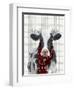 Yuletide Cow I-null-Framed Art Print