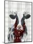 Yuletide Cow I-null-Mounted Art Print