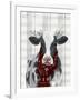 Yuletide Cow I-null-Framed Art Print